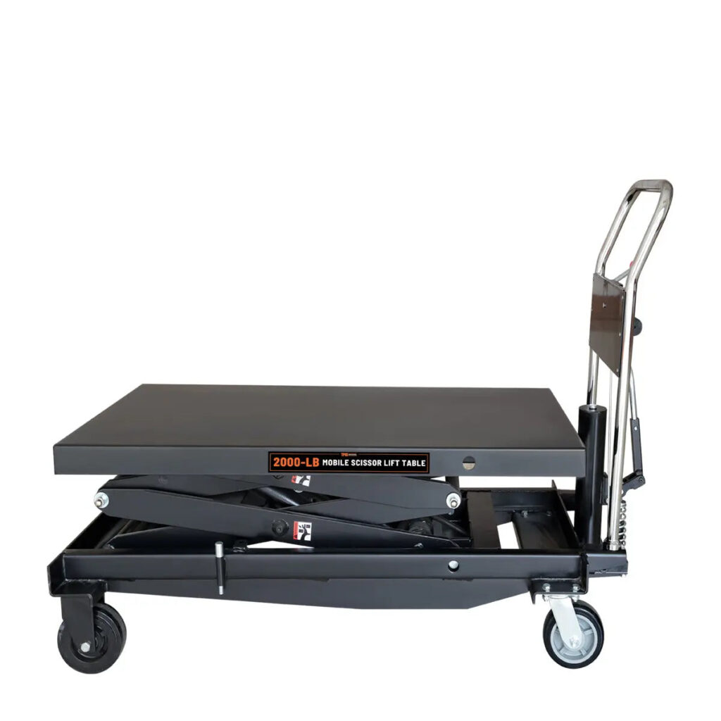 2200 lb mobile scissor lift table